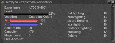 Signature for player Alewyna