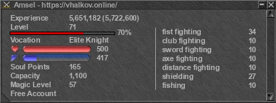 Signature for player Amsel