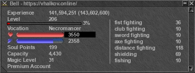 Signature for player Bell