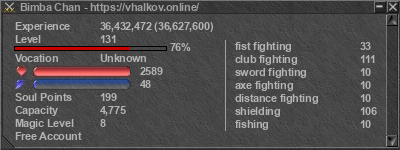 Signature for player Bimba Chan