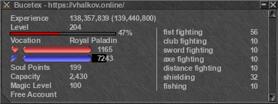 Signature for player Bucetex