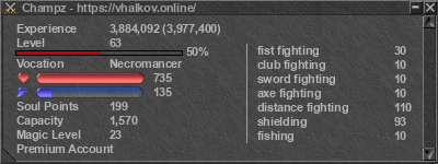 Signature for player Champz