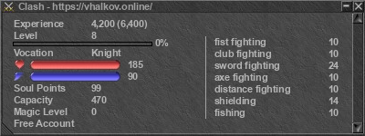 Signature for player Clash