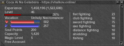 Signature for player Coca Ai Na Geladeira