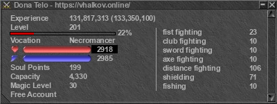 Signature for player Dona Telo