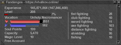 Signature for player Fandangos