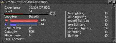 Signature for player Freak