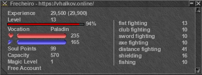 Signature for player Frecheiro