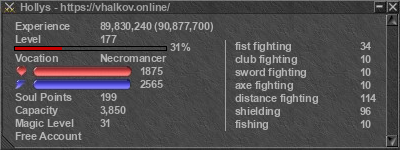 Signature for player Hollys