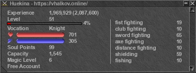 Signature for player Huekina