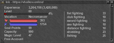 Signature for player Ink