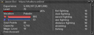 Signature for player Jason Boi