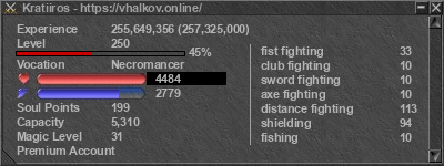 Signature for player Kratiiros