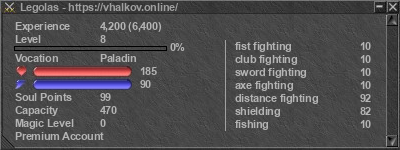 Signature for player Legolas