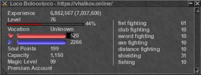 Signature for player Loco Bolocotoco