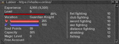 Signature for player Lukker