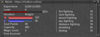 Signature for player Malak