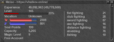 Signature for player Melao