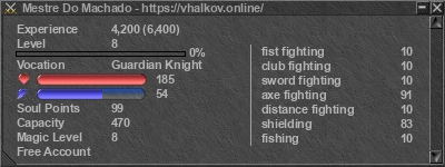 Signature for player Mestre Do Machado