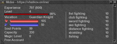 Signature for player Midas