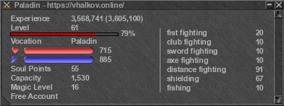 Signature for player Paladin