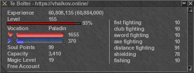 Signature for player Te Boltei