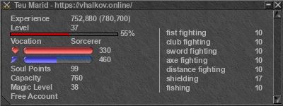 Signature for player Teu Marid