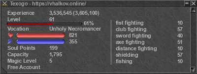 Signature for player Texogo