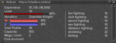 Signature for player Vellozo