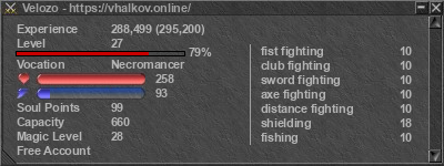 Signature for player Velozo