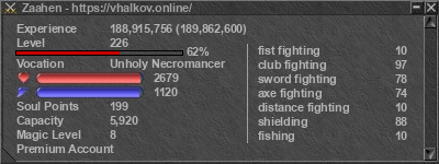 Signature for player Zaahen