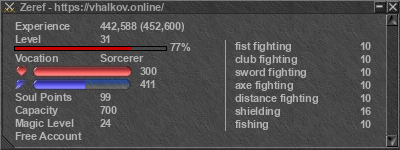 Signature for player Zeref