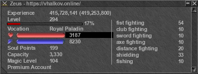 Signature for player Zeus